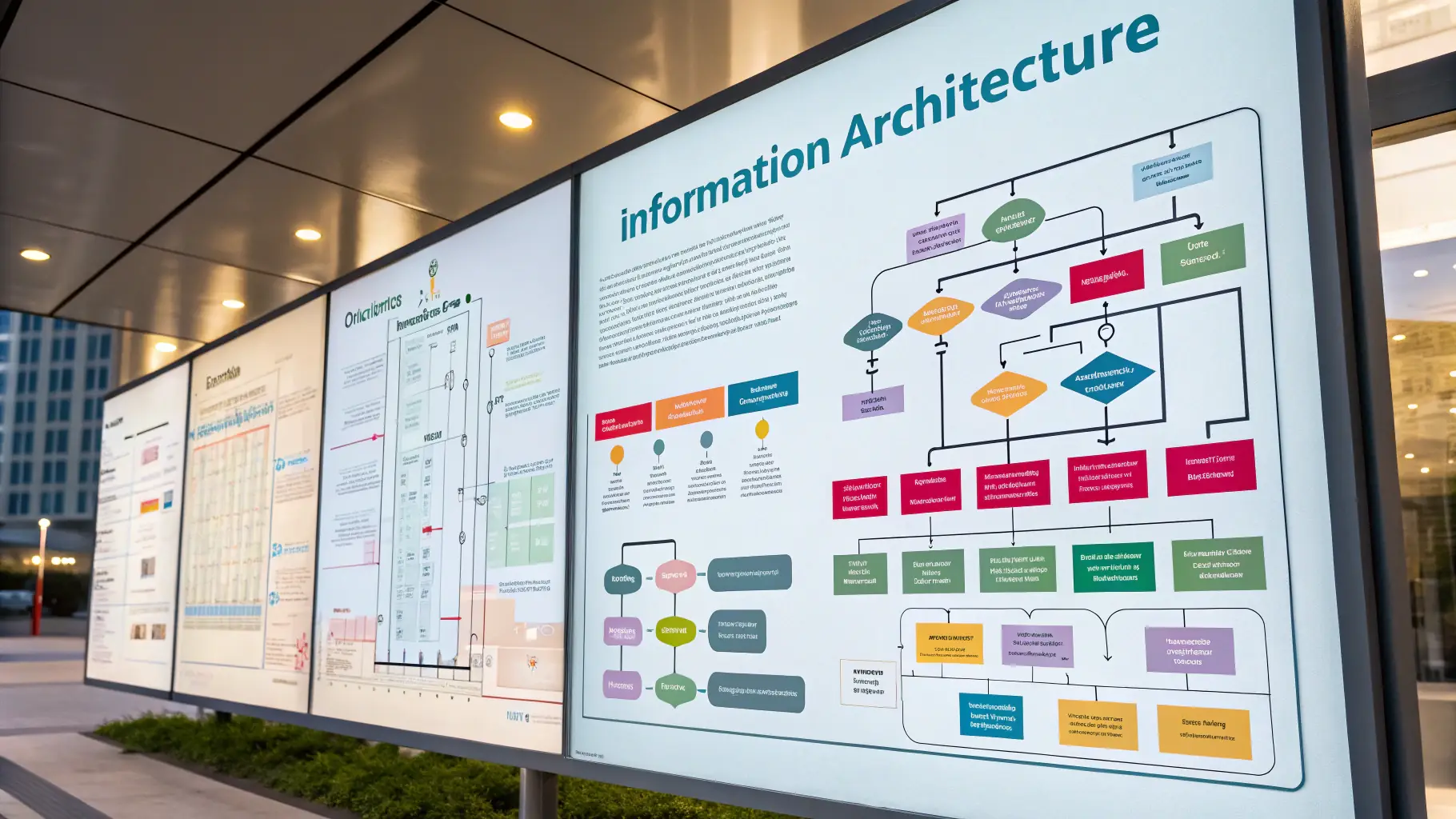 A flowchart diagram illustrating the AI automation process, with data flowing between different systems.